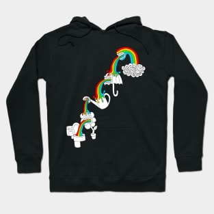 Rainbow Puke Hoodie